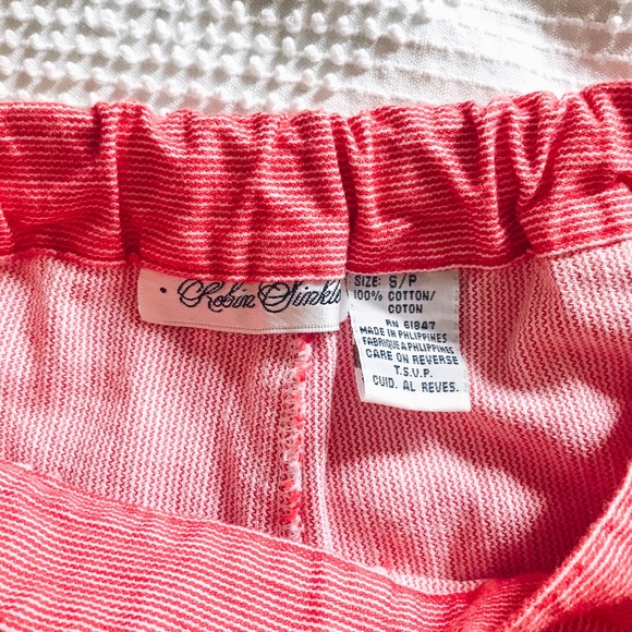 Vintage Pleated Red & White Culottes - Picture 10 of 10